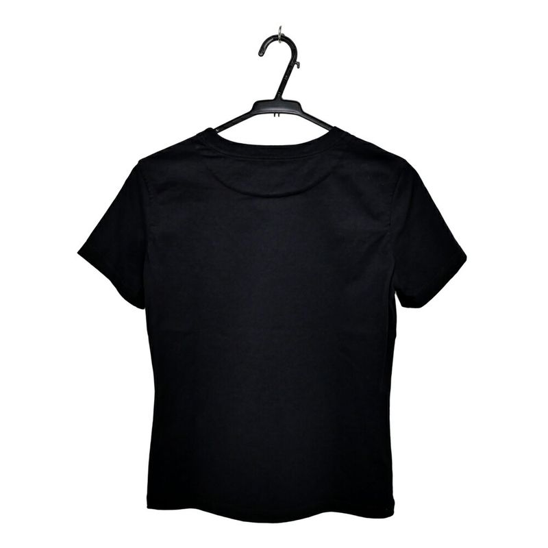 Hermes T-shirt Faubourg Rainbow Black Size 36 Cotton Short Sleeve