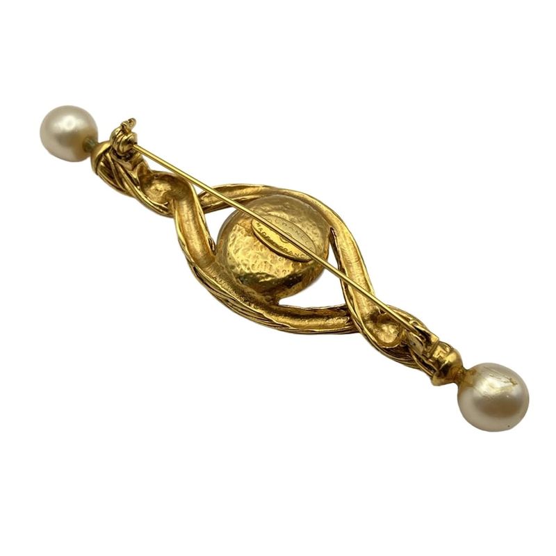 Chanel Brooch - Gold X Ivory