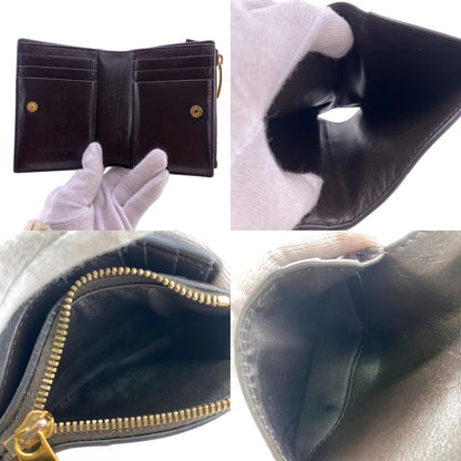 Bottega Veneta Compact Wallet Cassette Bifold Wallet Brown Unisex