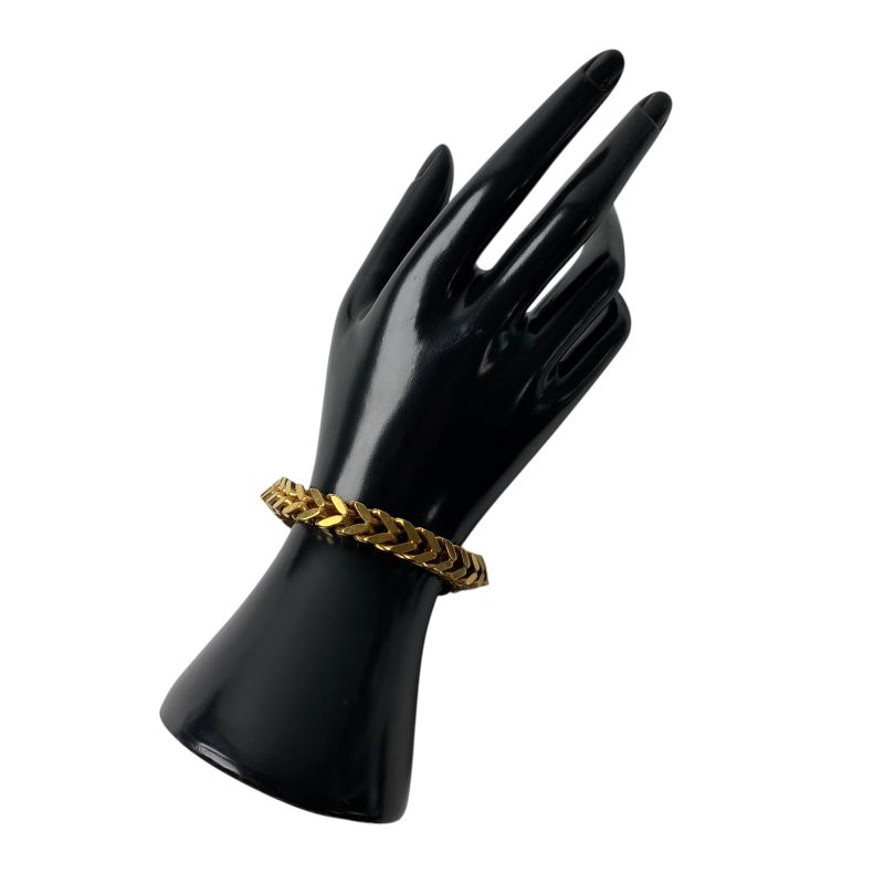 Balenciaga Men's Gold Chain Bracelet GP #m