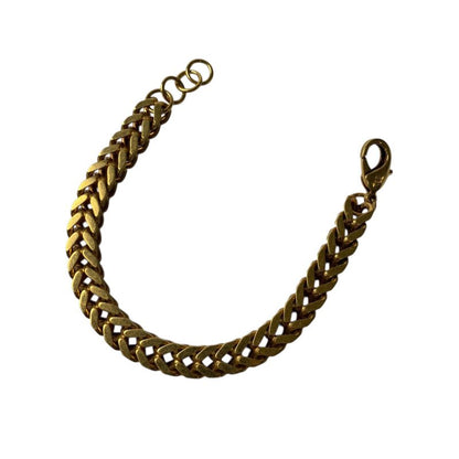 Balenciaga Men's Gold Chain Bracelet GP #m