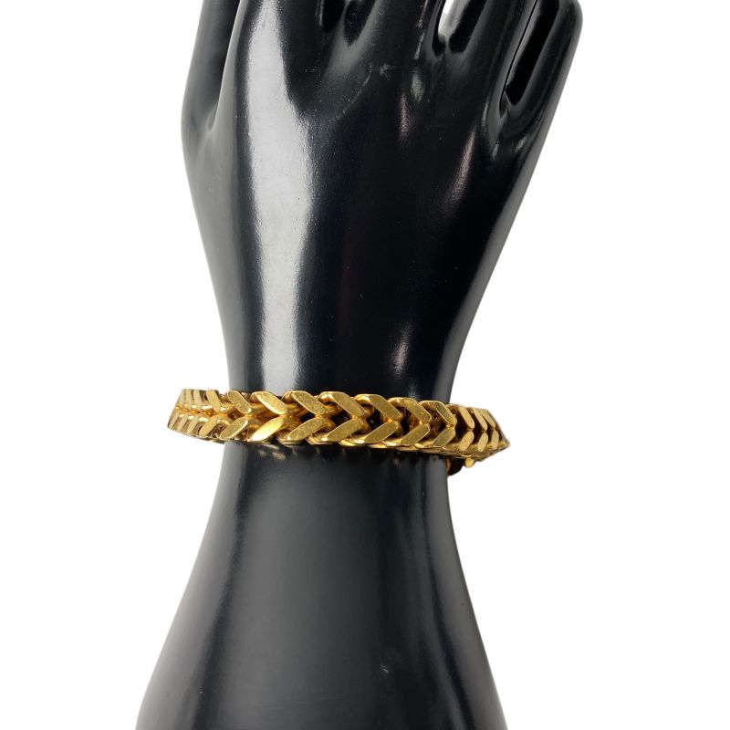 Balenciaga Men's Gold Chain Bracelet GP #m