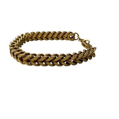 Balenciaga Men's Gold Chain Bracelet GP #m