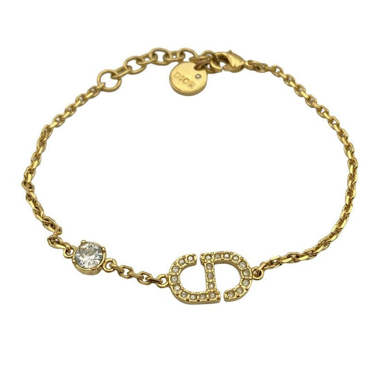 Dior Christian Dior Bracelet - Gold CD Motif