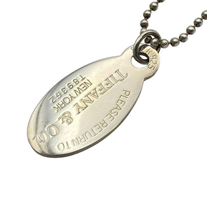 Tiffany & Co Necklace Return to Oval Silver Long Ball Chain