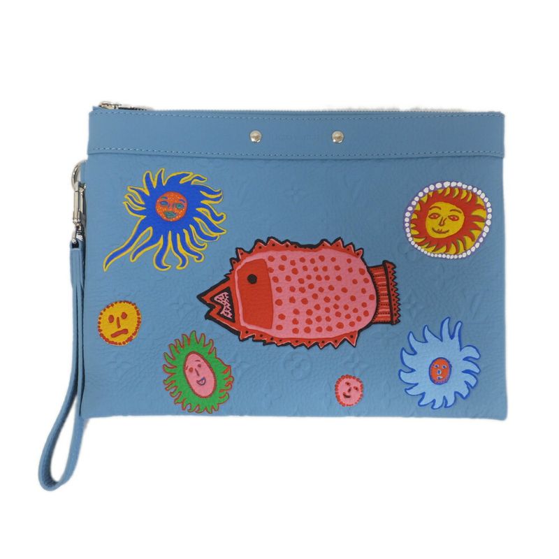 Louis Vuitton Clutch Bag Lv×yk Pochette To-go- My Eternal Soul Yayoi