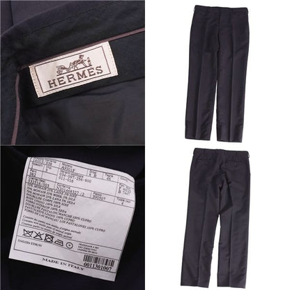 Hermes Pants Long Slacks Mohair Wool