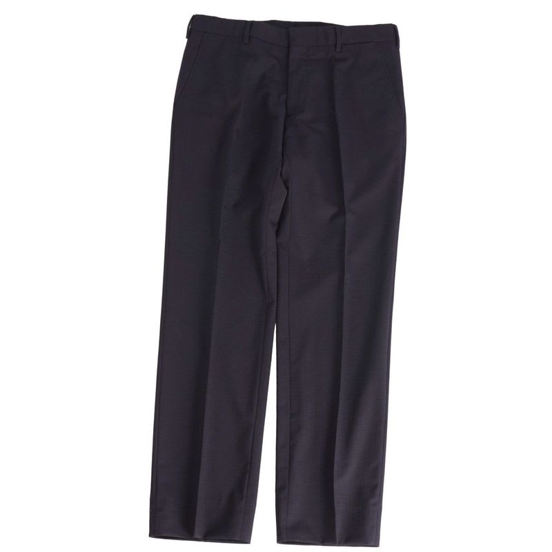 Hermes Pants Long Slacks Wool Check