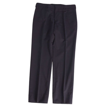 Hermes Pants Long Slacks Wool Check