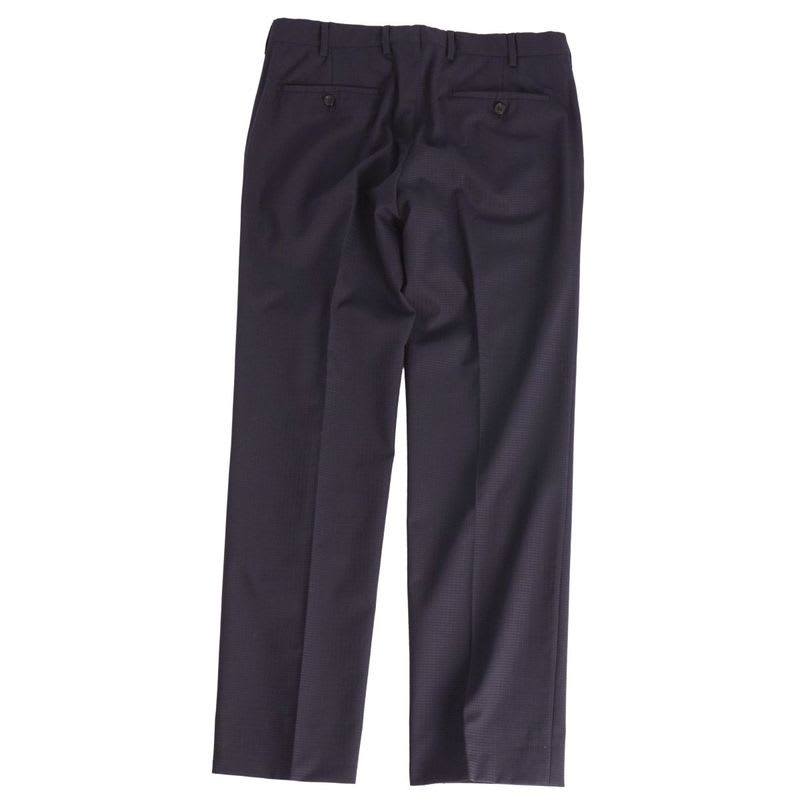 Hermes Pants Long Slacks Wool Check