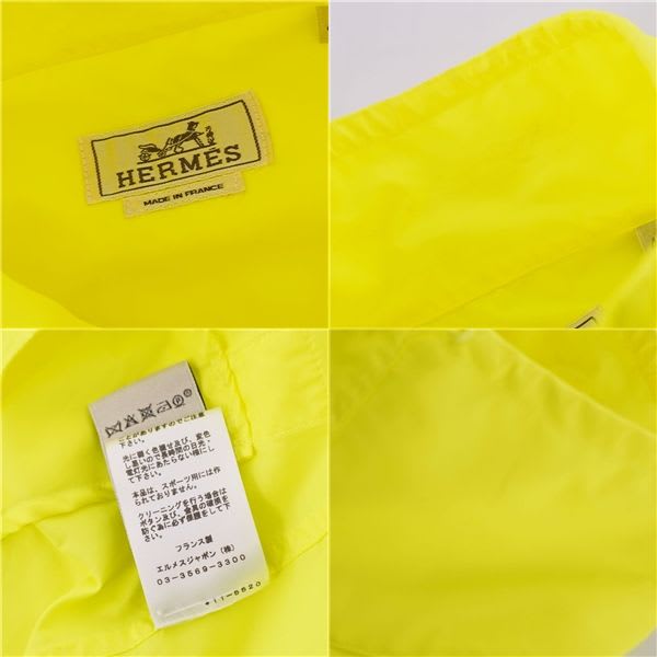 Hermes Shirt 21 SS Long Sleeve Polyester