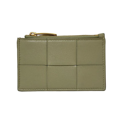 Bottega Veneta Coin Case Cassette Khaki Fragment Case Leather