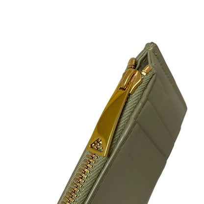 Bottega Veneta Coin Case Cassette Khaki Fragment Case Leather