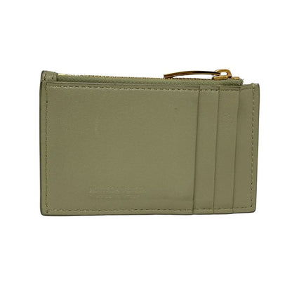 Bottega Veneta Coin Case Cassette Khaki Fragment Case Leather