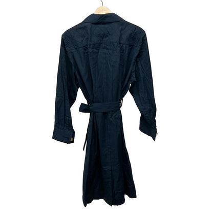 Yves Saint Laurent Coat Size M Women's - Navy Long Sleeve