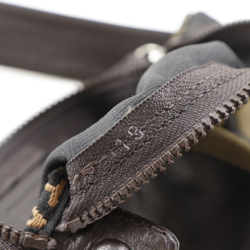 Fendi Pekan 2119 26540 099 Nylon Canvas Brown Women's Pouch