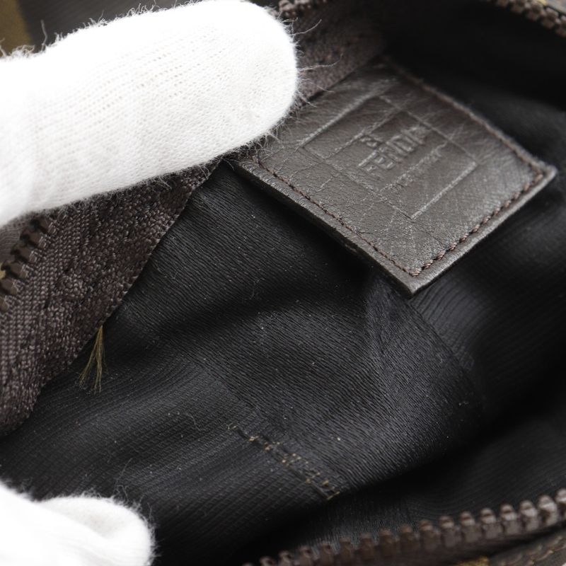 Fendi Pekan 2119 26540 099 Nylon Canvas Brown Women's Pouch