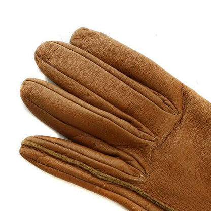 Hermes Gloves Lambskin Hhardware S Brown Yi11 • OH