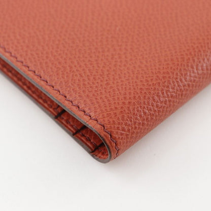 Hermes Bearn Vaux Epson Orange G Women's Long Wallet