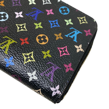 Louis Vuitton Coin Case Monogram Multicolor Zippy Coin Purse M66549 Noir Black