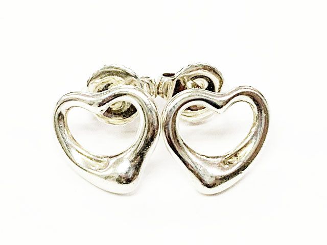 Tiffany & Co Tiffany & Co Open Heart Earrings Silver Aa 251212