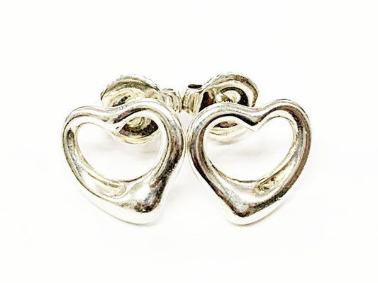 Tiffany & Co Tiffany & Co Open Heart Earrings Silver Aa 251212