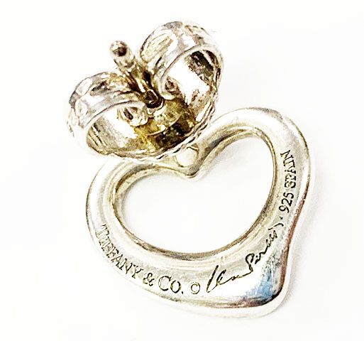 Tiffany & Co Tiffany & Co Open Heart Earrings Silver Aa 251212
