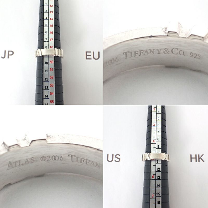 TIFFANY Tiffany & Co 925 Atlas Ring No 9 j113-8