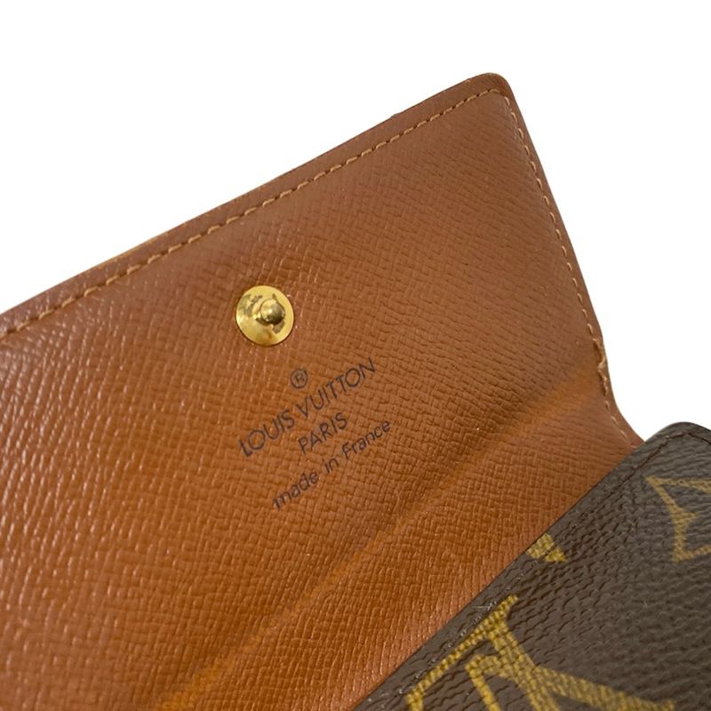 Louis Vuitton W Hook Wallet Monogram Portomonebier Carto Cles Di M61652