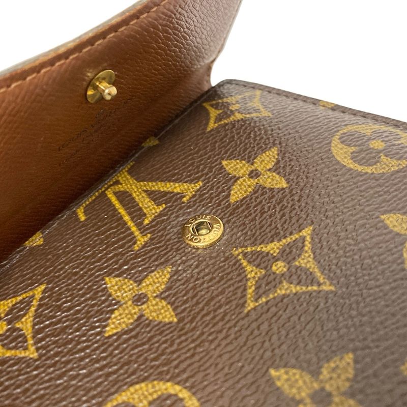 Louis Vuitton W Hook Wallet Monogram Portomonebier Carto Cles Di M61652