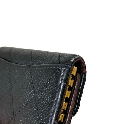 Chanel Key Case Matelasse A31503 Black 6 Hooks Coco Mark Gold Hardware