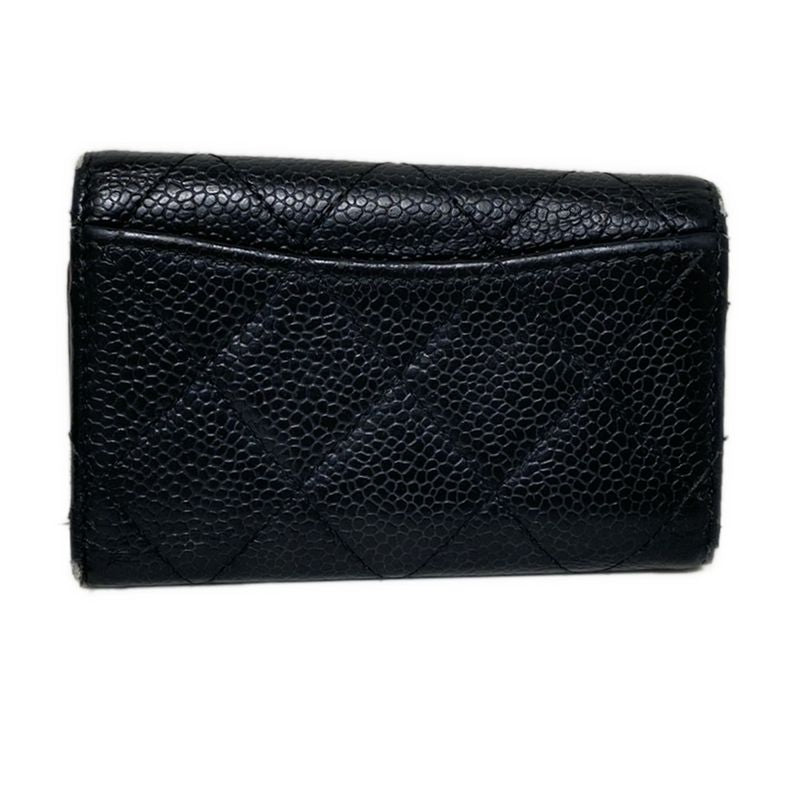 Chanel Key Case Matelasse A31503 Black 6 Hooks Coco Mark Gold Hardware