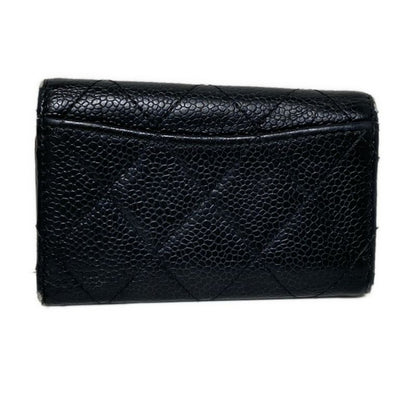Chanel Key Case Matelasse A31503 Black 6 Hooks Coco Mark Gold Hardware