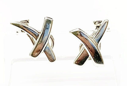 Tiffany & Co Tiffany & Co Graffiti X Earring Silver Aa 251212