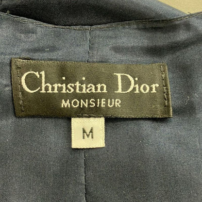 Christian Dior Monsieur Vest Size M Men's - Navy X Yellow X Multi Silk