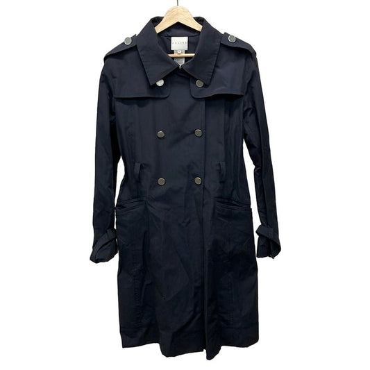 Celine Coat Size 40 M Women's - Dark Navy Long Sleeve Spring Autumn