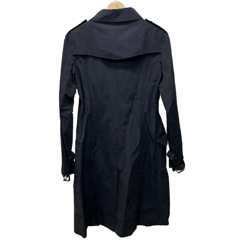 Celine Coat Size 40 M Women's - Dark Navy Long Sleeve Spring Autumn