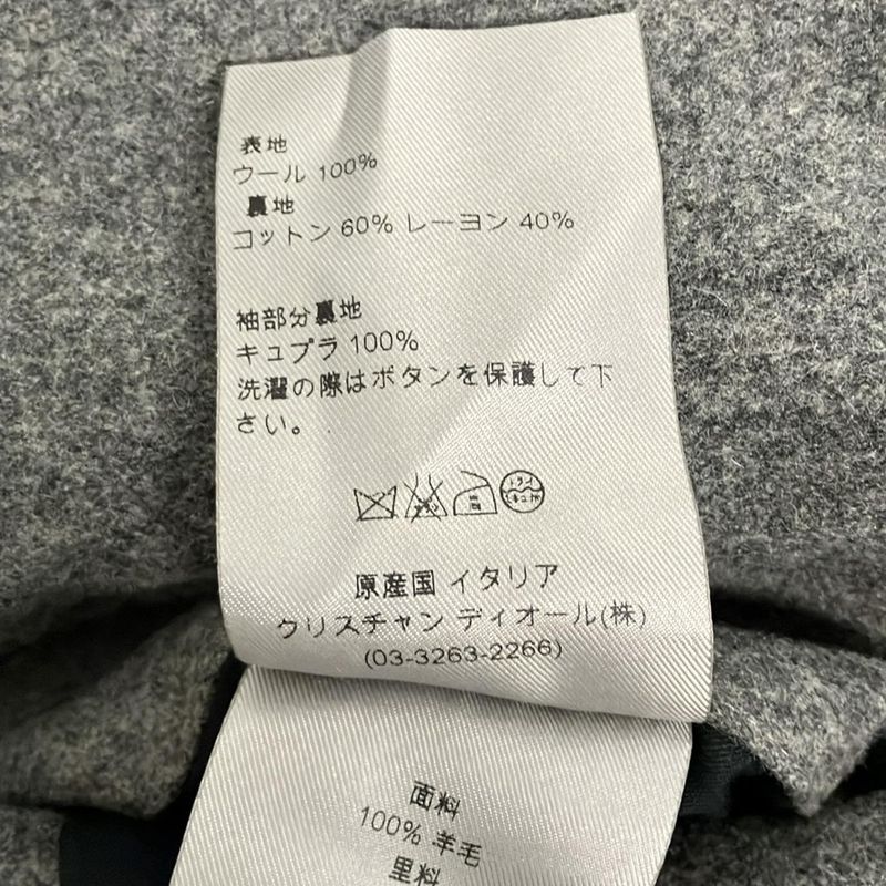 Dior Homme Duffle Coat Size 44 M Men's - 233c325a2075 Gray Long Sleeve Winter