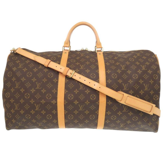 Louis Vuitton Keepall Bandouliere 60 Monogram M41412 Brown Boston Bag LV 0950
