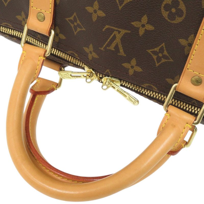 Louis Vuitton Keepall Bandouliere 60 Monogram M41412 Brown Boston Bag LV 0950