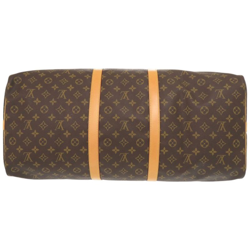 Louis Vuitton Keepall Bandouliere 60 Monogram M41412 Brown Boston Bag LV 0950