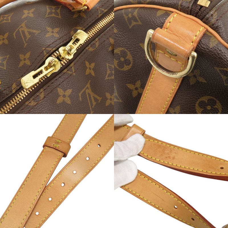 Louis Vuitton Keepall Bandouliere 55 Monogram M41414 Brown Boston Bag LV 0951