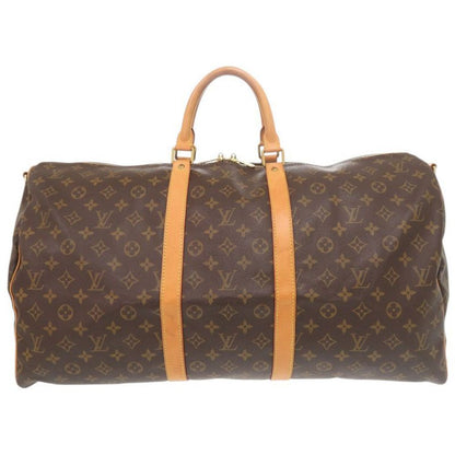 Louis Vuitton Keepall Bandouliere 55 Monogram M41414 Brown Boston Bag LV 0951