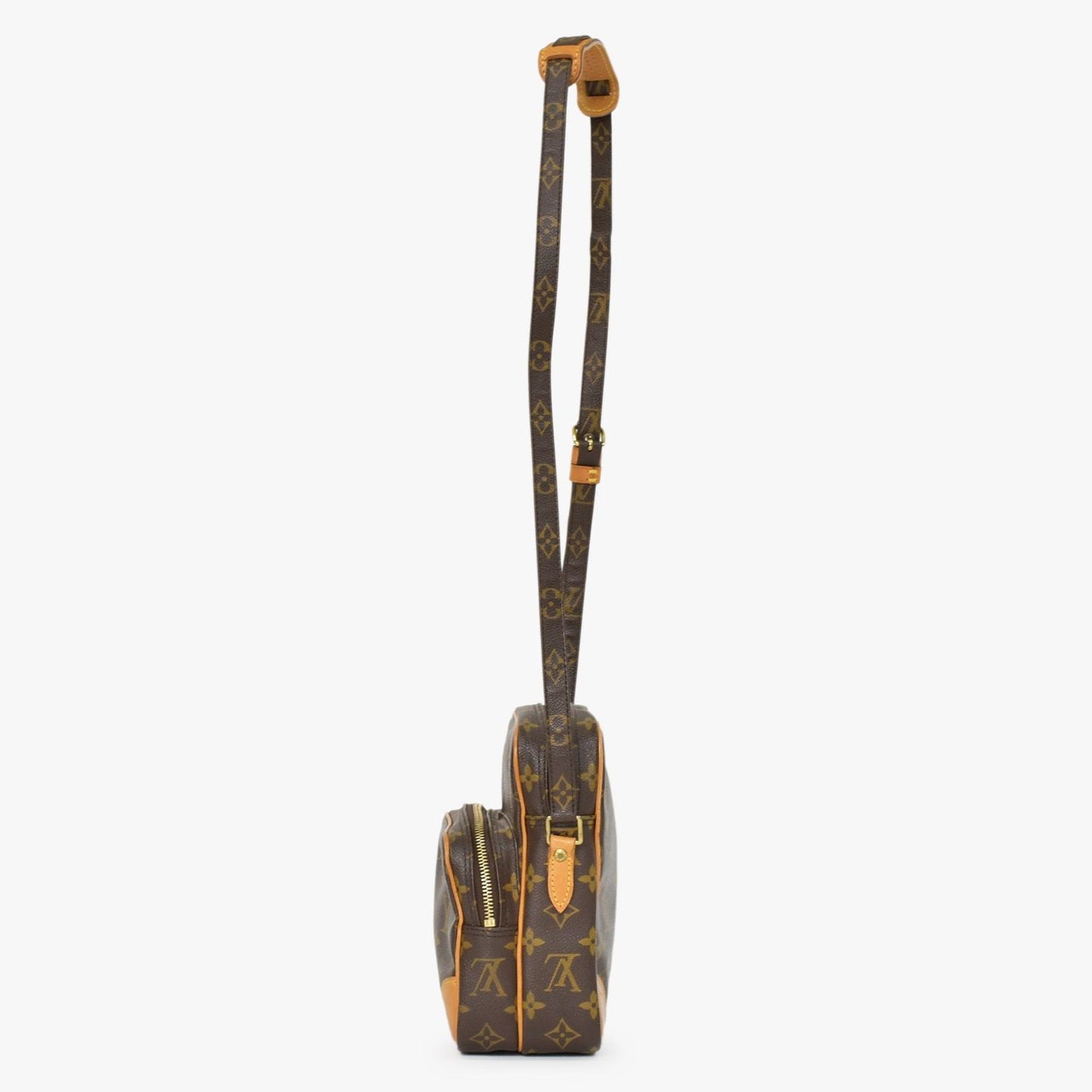 Louis Vuitton Amazon Shoulder Bag Monogram Leather Brown — view 2