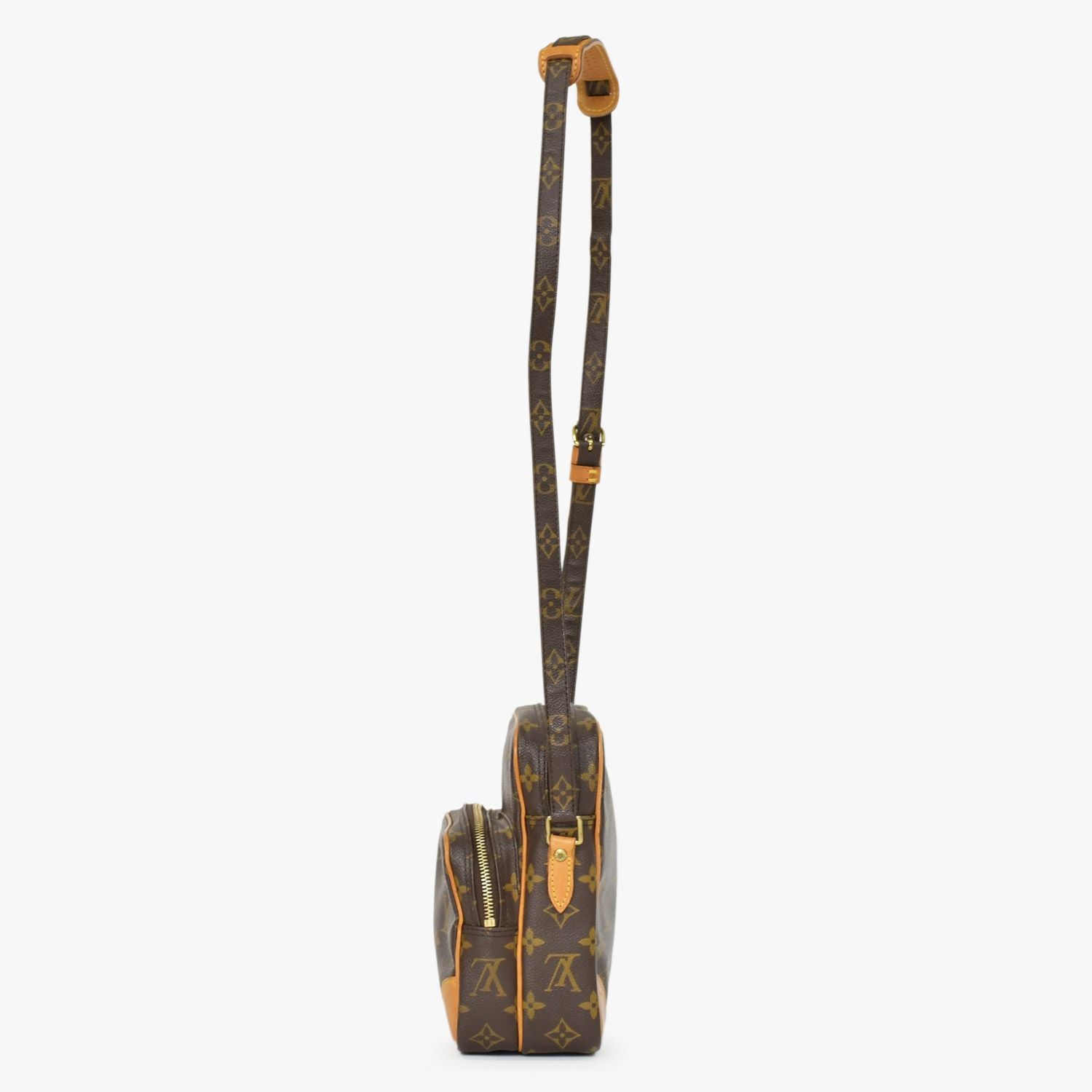 Louis Vuitton Amazon Shoulder Bag Monogram Leather Brown — view 2