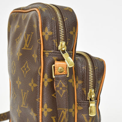 Louis Vuitton Amazon Shoulder Bag Monogram Leather Brown — view 5