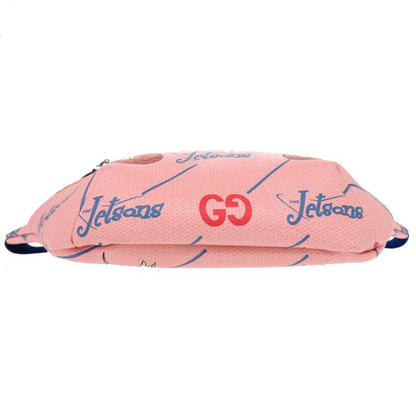 Gucci Children the Jetsons Waist Bag Leather Pink Blue Body 1999