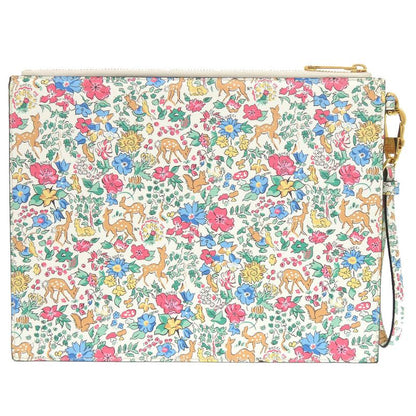 Gucci Liberty Collaboration Floral Pattern 636252 Leather White Light Blue