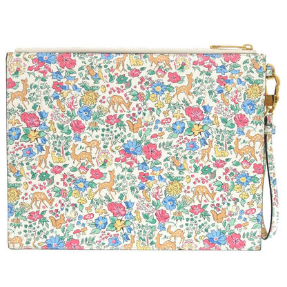 Gucci Liberty Collaboration Floral Pattern Leather White Light Blue