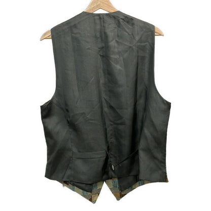 Christian Dior Monsieur Vest Size 48 XL Men's - Gray X Beige X Multi Silk Plaid